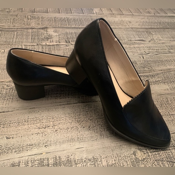 Lauren Blakwell Gwen Pump Black Chunky Heel, 8.5, NWOT, Dress Shoe - Picture 12 of 12